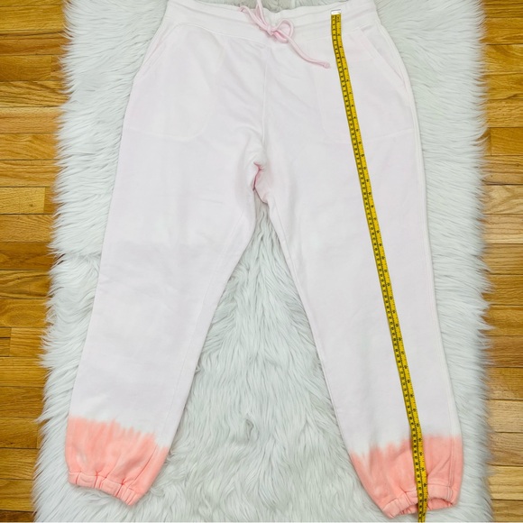 Vineyard Vines Pink White Orange Tie-Dye Joggers Sweatpants Women’s Sz L - Picture 7 of 11